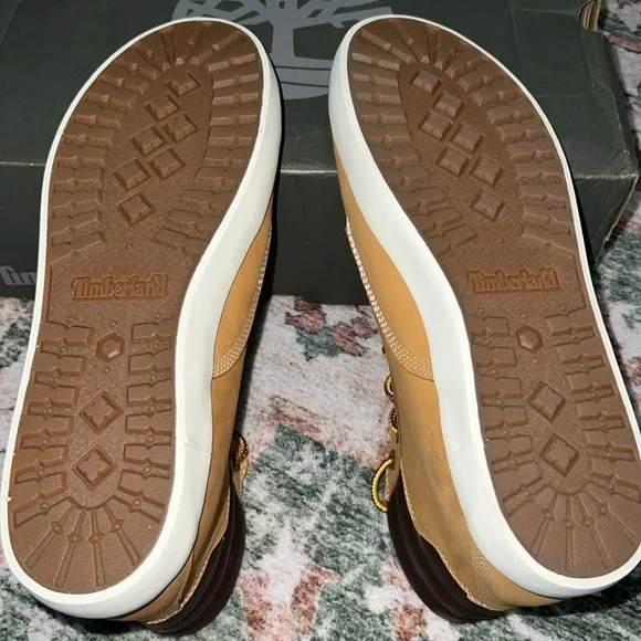 🛑SOLD🛑 Timberland Women’s Dausette Sneaker Boot, Wheat Nubuck, Size: 10M *NEW* - Picture 6 of 8